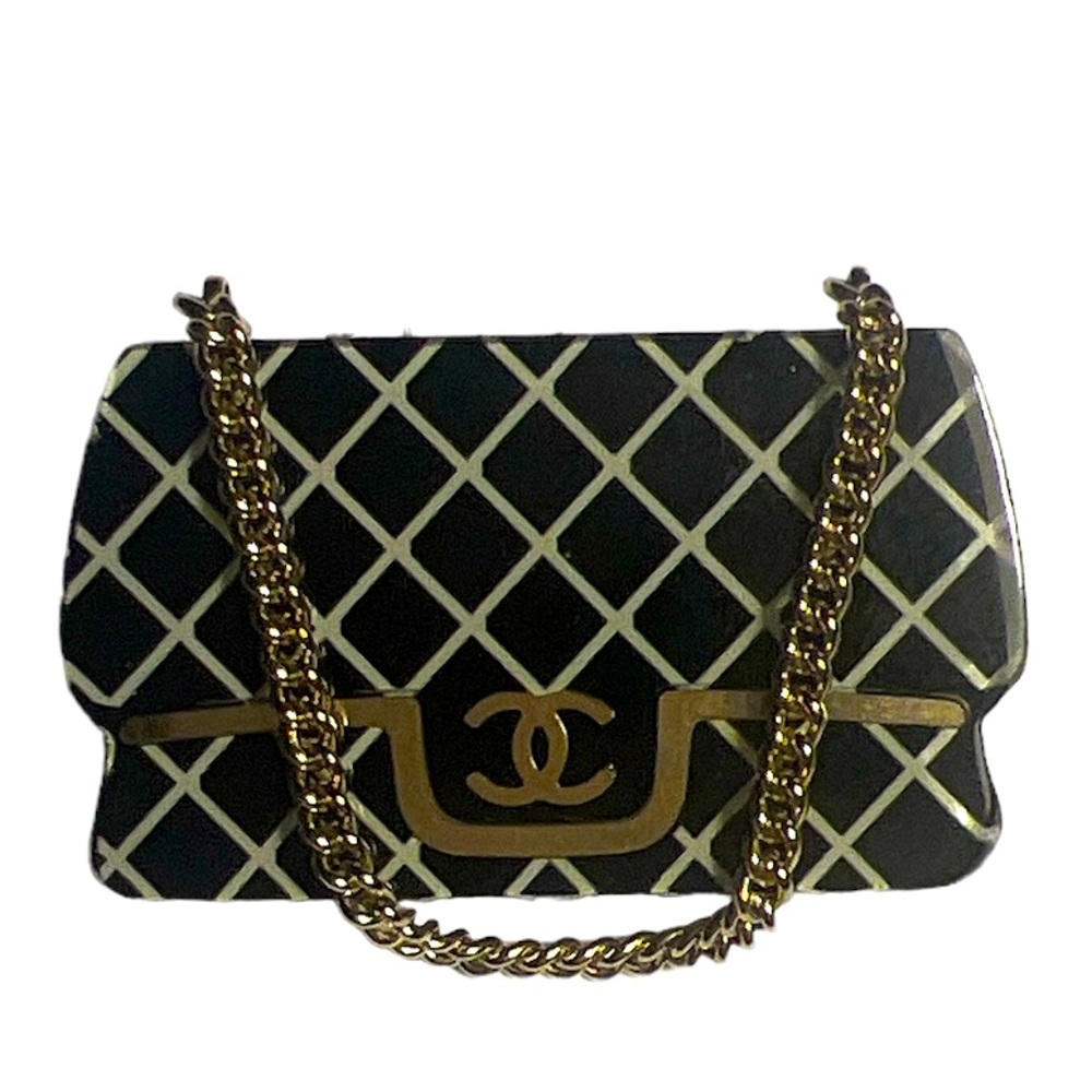 19P Chanel Handbag Brooch